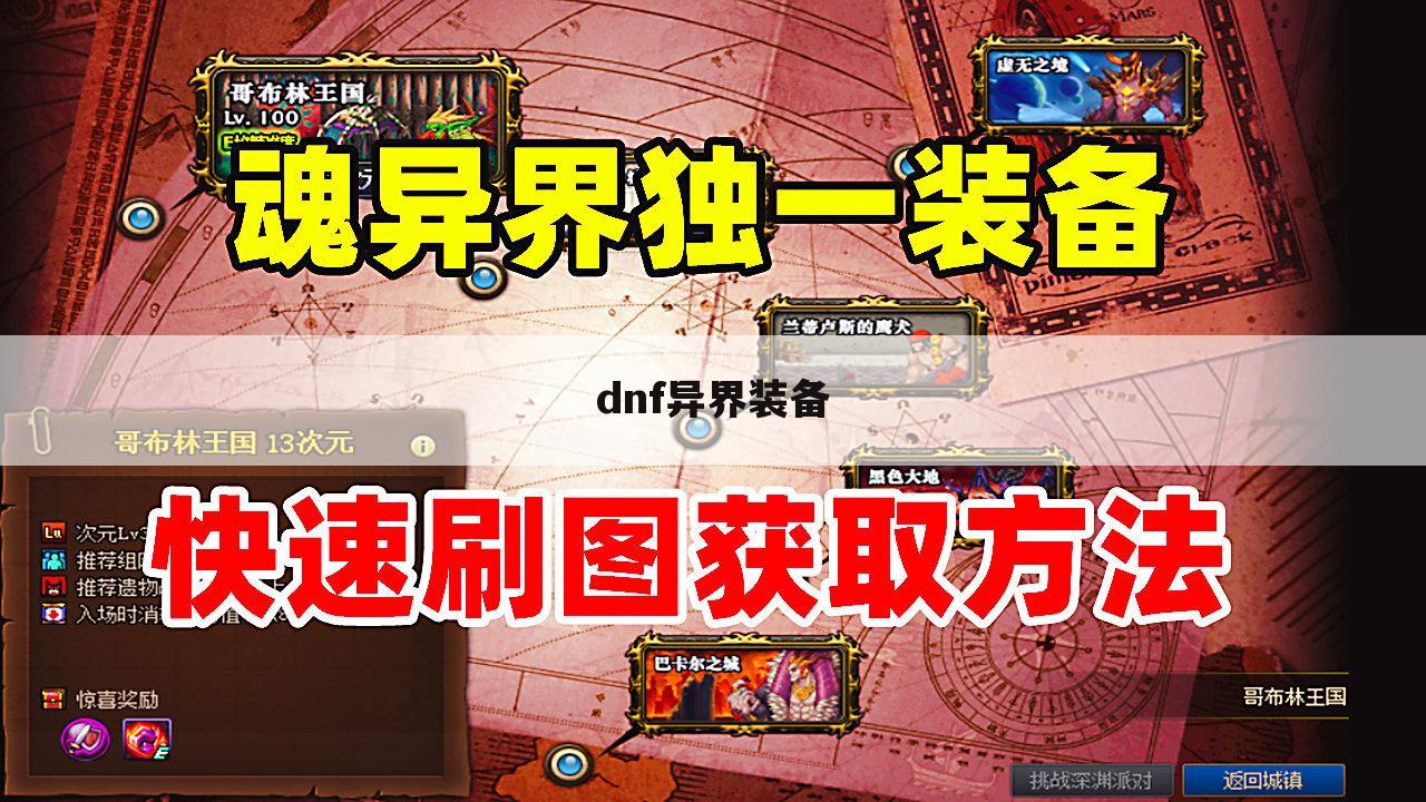 dnf异界装备