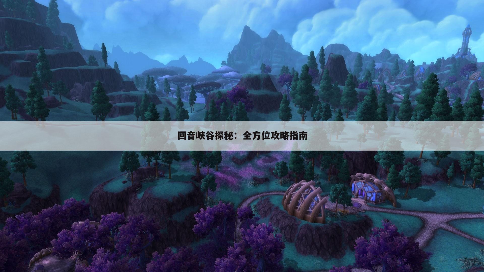 回音峡谷探秘：全方位攻略指南