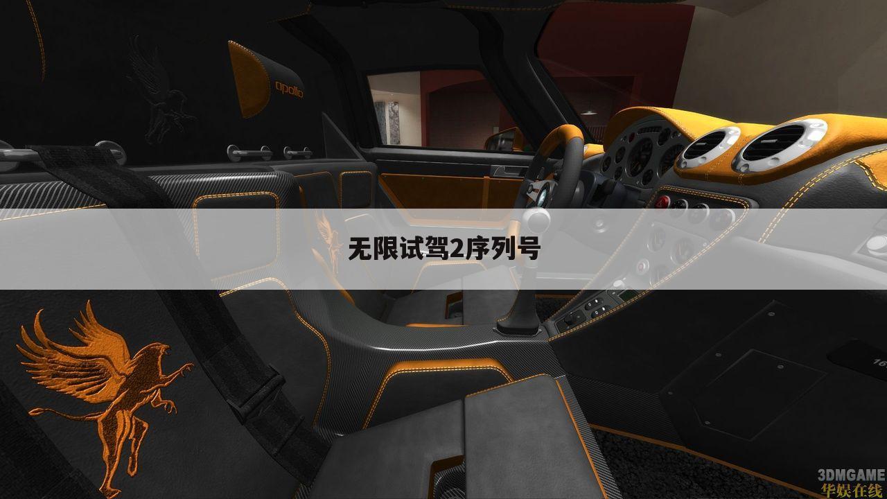 无限试驾2序列号