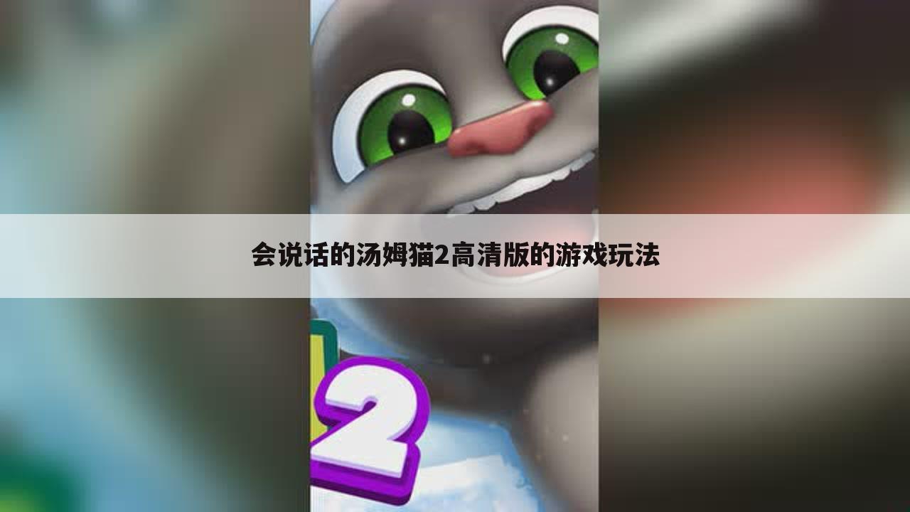 会说话的汤姆猫2高清版的游戏玩法