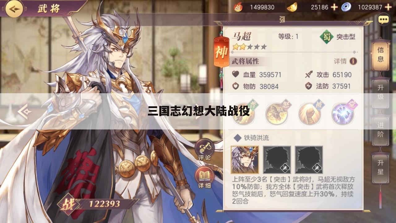 三国志幻想大陆战役