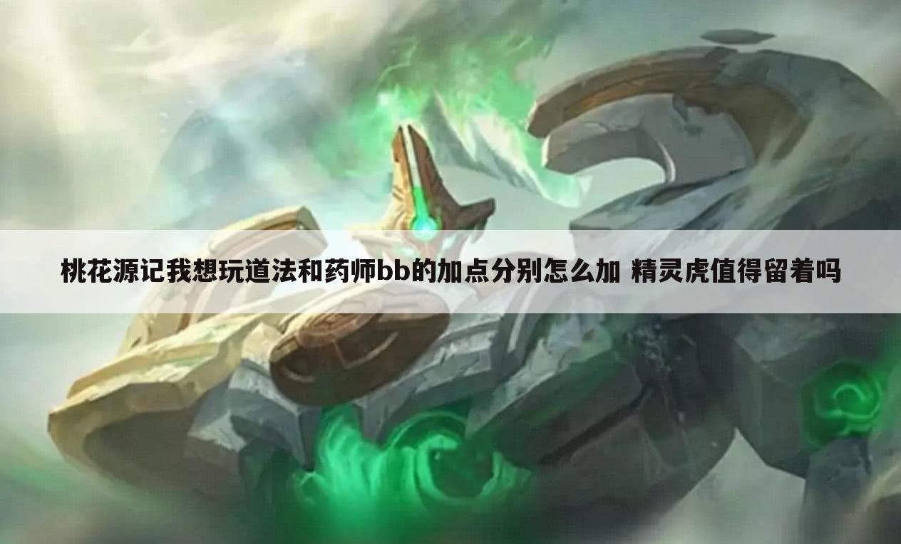 桃花源记我想玩道法和药师bb的加点分别怎么加 精灵虎值得留着吗