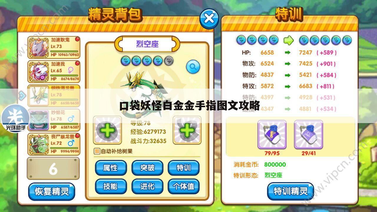 口袋妖怪白金金手指图文攻略