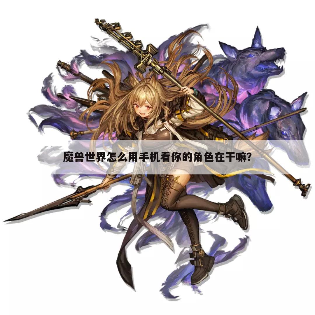 魔兽世界怎么用手机看你的角色在干嘛?