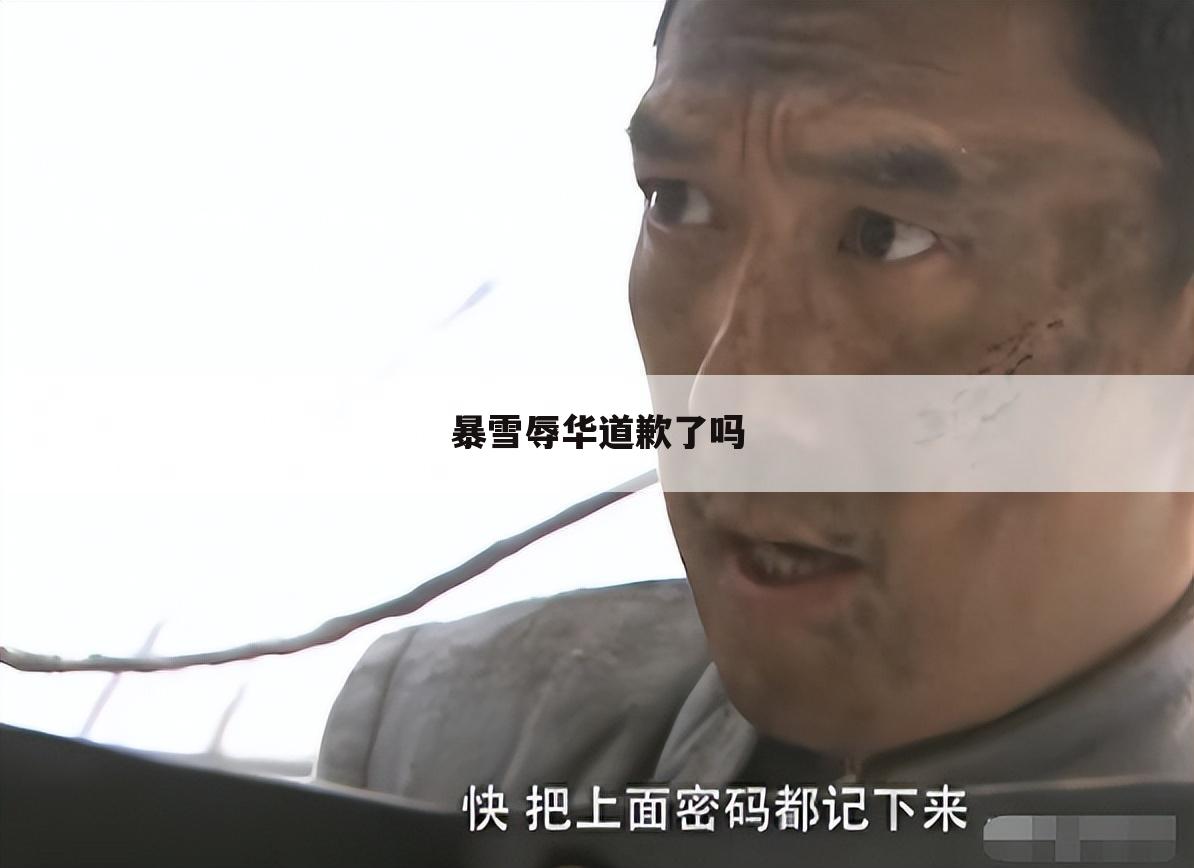 暴雪辱华道歉了吗