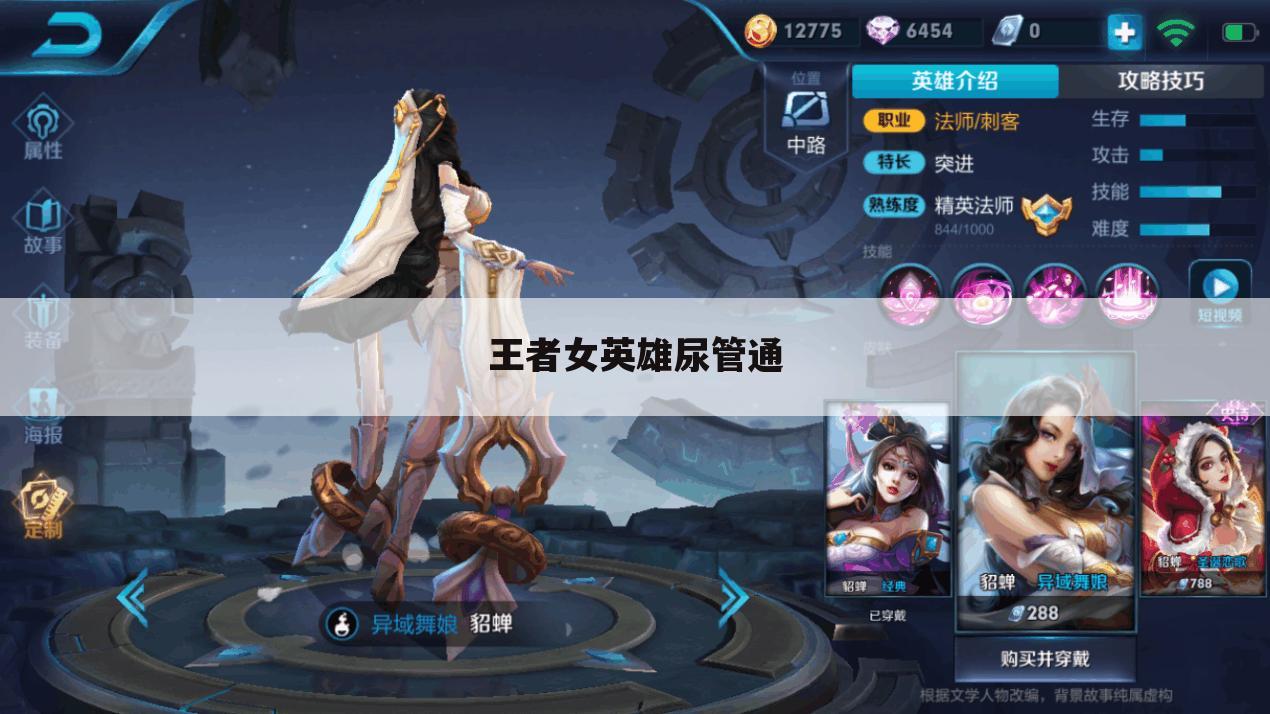 王者女英雄尿管通
