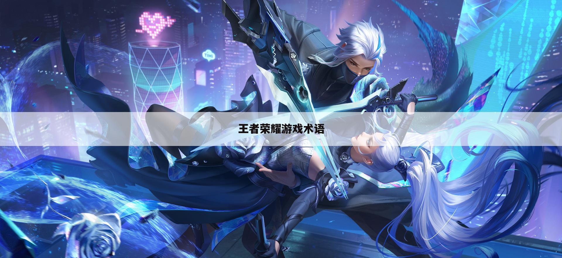 王者荣耀游戏术语