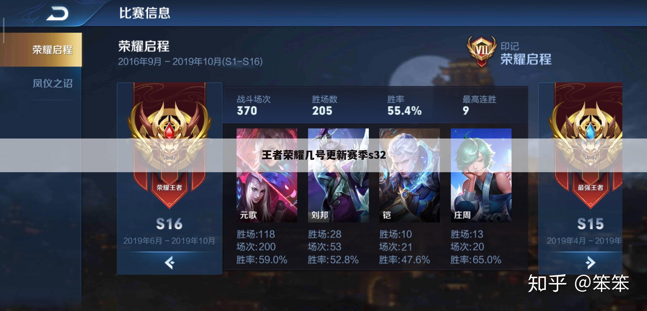 王者荣耀几号更新赛季s32