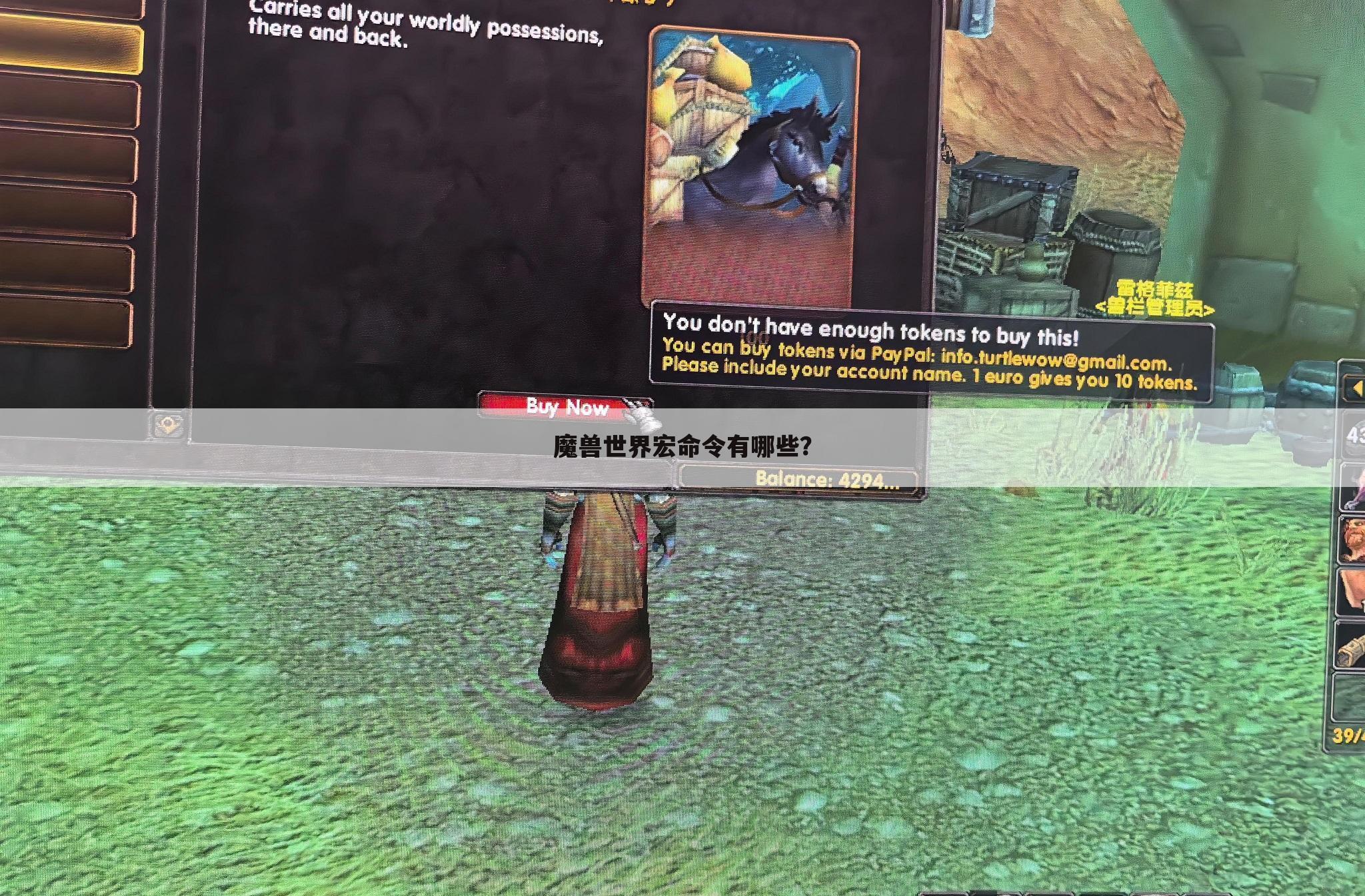 魔兽世界宏命令有哪些?