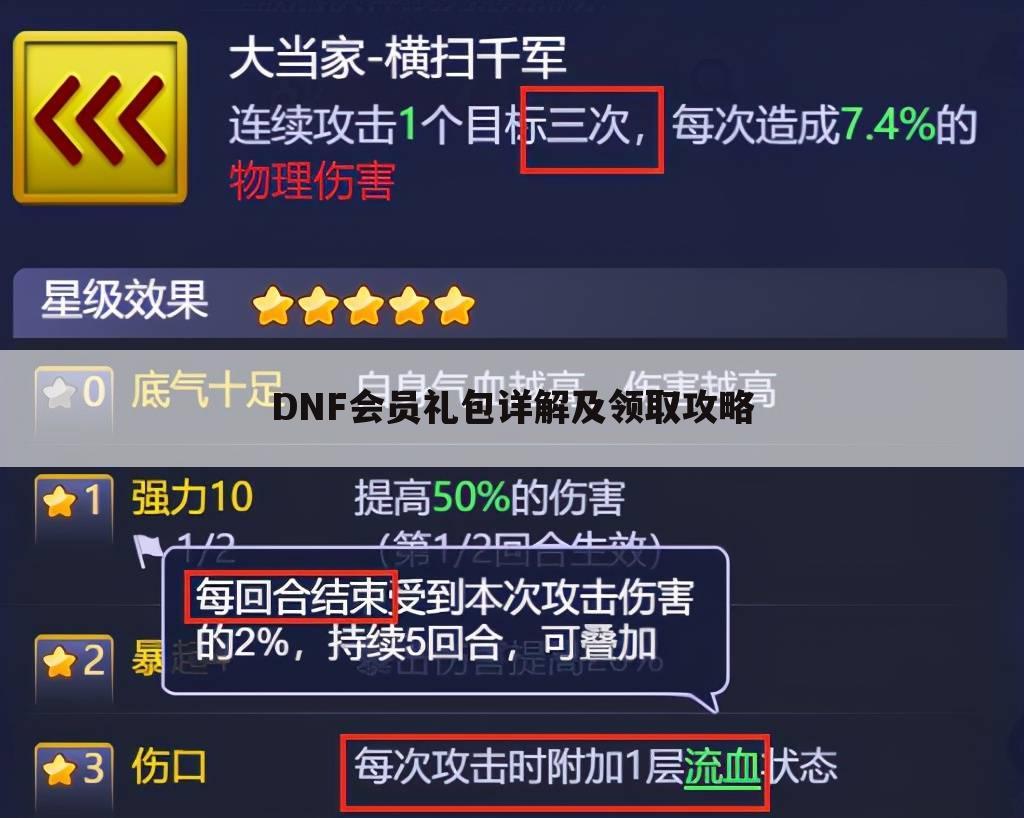 DNF会员礼包详解及领取攻略