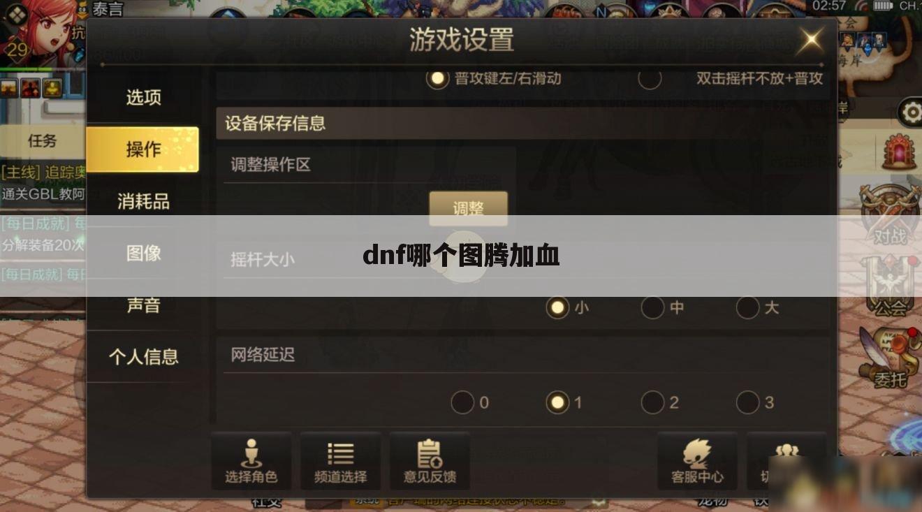 dnf哪个图腾加血