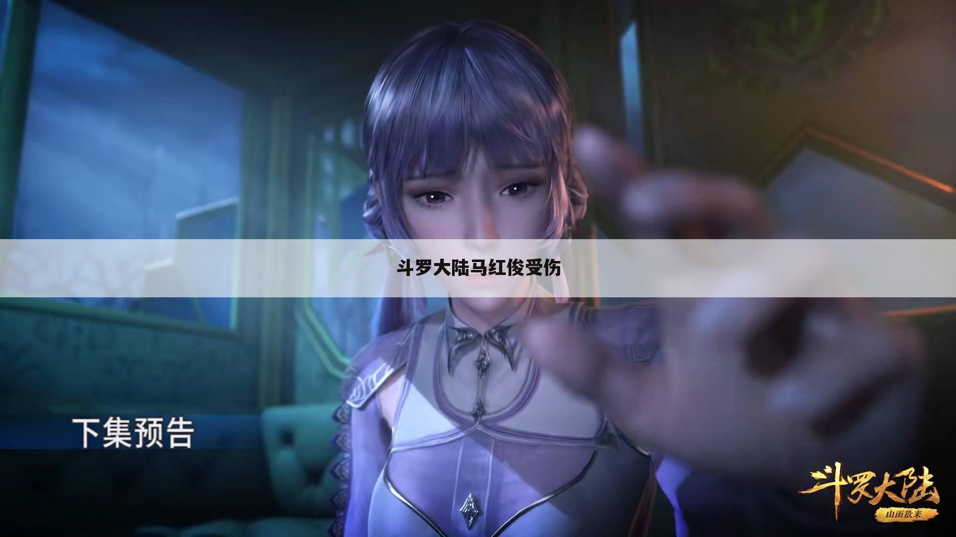 斗罗大陆马红俊受伤