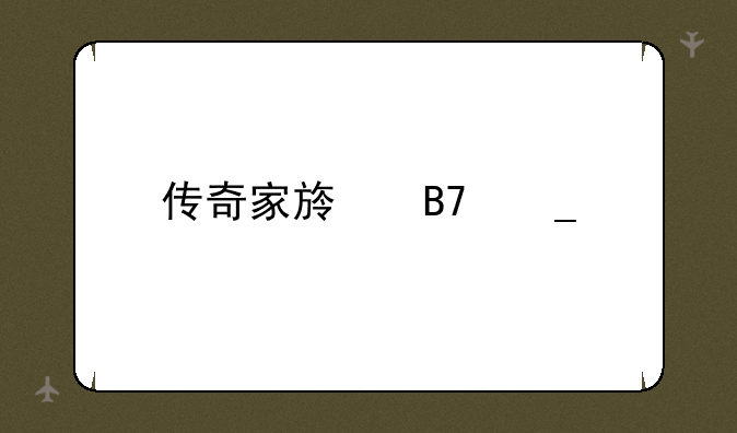 传奇家族名字大全