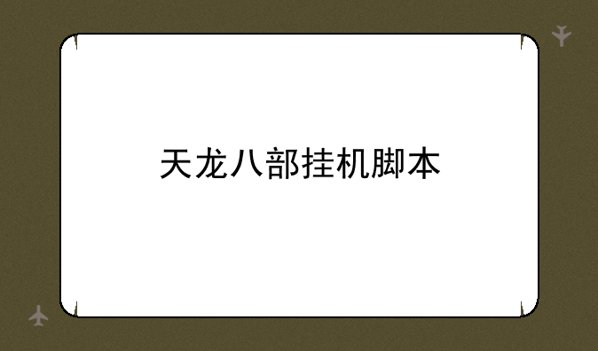 天龙八部挂机脚本