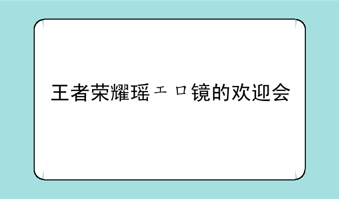 王者荣耀瑶エロ镜的欢迎会